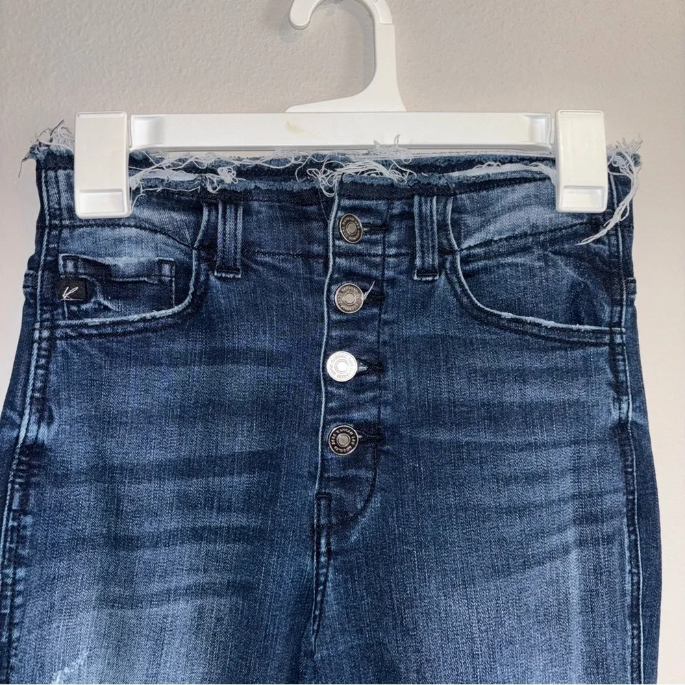 KANCAN Lucia Ankle Skinny med/dark wash Size 25/3 - Picture 2 of 7